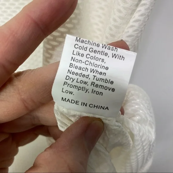 NWT-White RacerBack FIT Yellow tank M - Picture 6 of 8